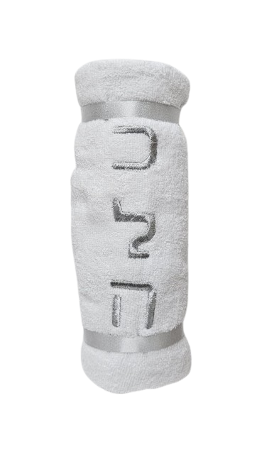 מגבת גוף כלה צבע כסף 70X140 ס"מ