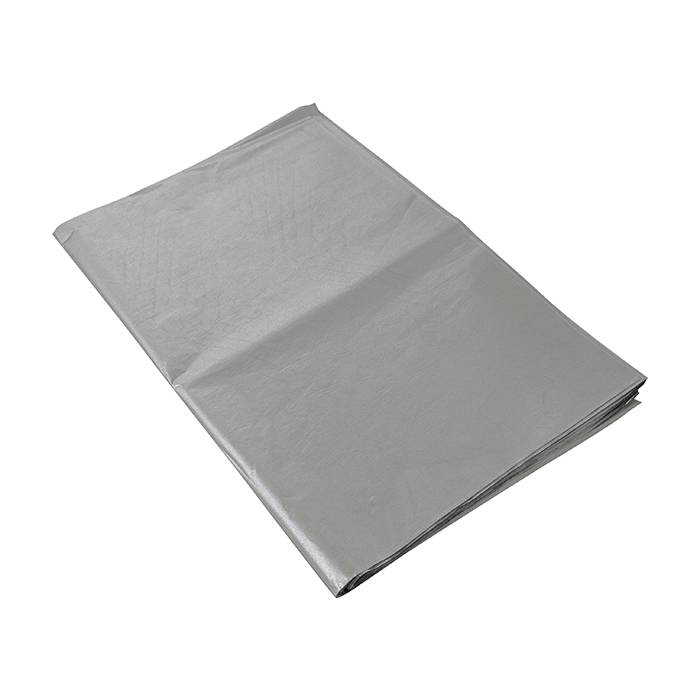 50 גליונות נייר משי 50X70 סמ צבע כסף