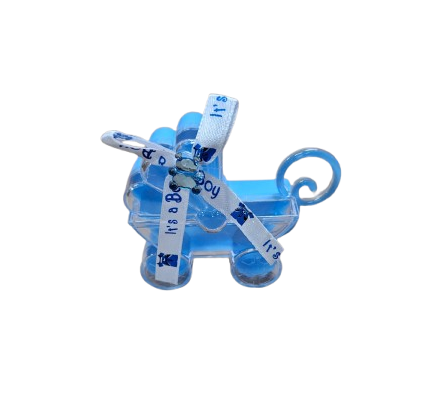 מארז 10 קופסאות בצורת עגלת תינוק 7X8.5 ס"מ